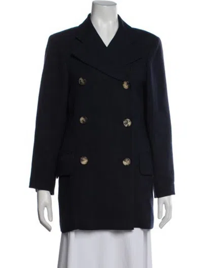 Pre-owned Khaite Blazer In Blue