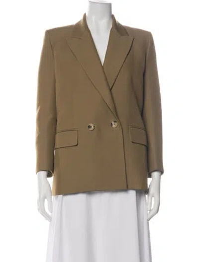 Pre-owned Khaite Blazer In Green