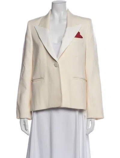 Pre-owned Khaite Blazer In Neutrals