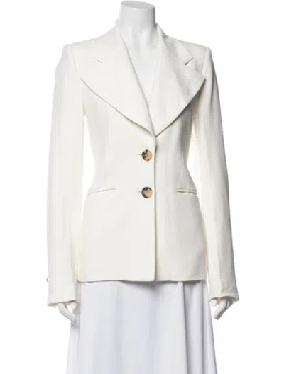 Pre-owned Khaite Blazer In Neutrals