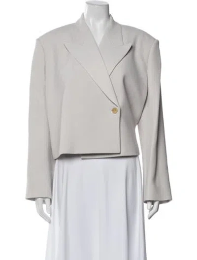 Pre-owned Khaite Blazer W/ Tags In Gray