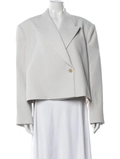 Pre-owned Khaite Blazer W/ Tags In Grey