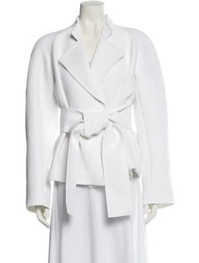 Pre-owned Khaite Blazer W/ Tags In White