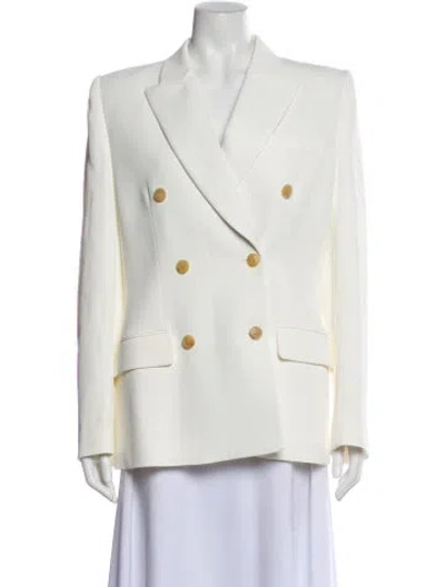 Pre-owned Khaite Blazer In White