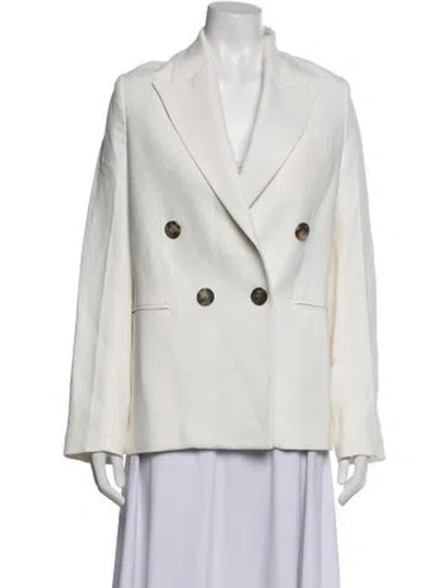 Pre-owned Khaite Blazer In White