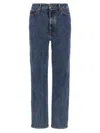 Khaite Ny Abigail Stretch Jeans In Blue
