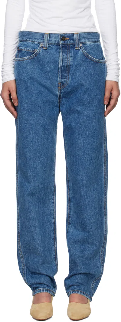 Khaite Blue Corben Jeans In 009 Boone