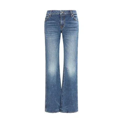 Khaite Conforti Bootcut Jeans In Blue