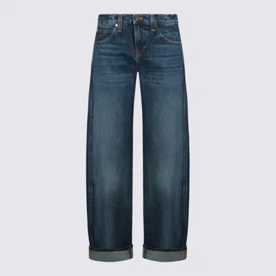 Khaite Blue Cotton Jeans