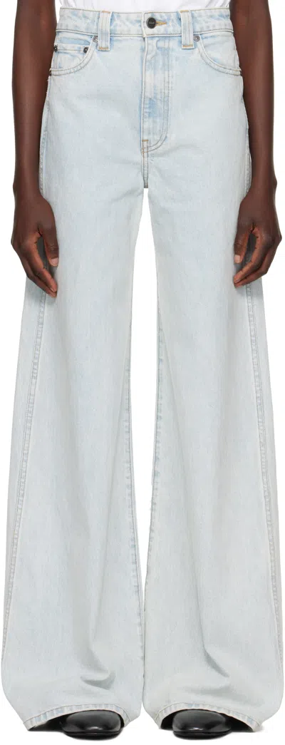 Khaite Blue Dane Stretch Jeans