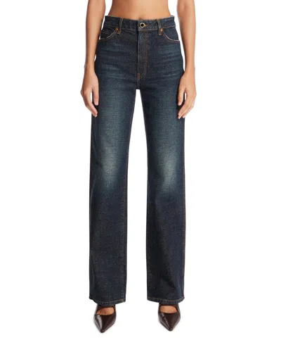 Khaite Blue Danielle Jeans In Blue Blu   #03326c
