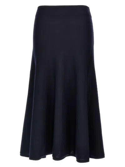 KHAITE BLUE MAYU SKIRT