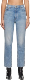 Khaite Blue 'the Abigail' Jeans In 096 Bryce Stretch