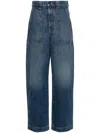 KHAITE BLUE THE HEWITT WIDE-LEG JEANS