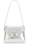 Khaite Bobbi Shoulder Bag In Silver