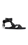 Khaite Boden Tie Flat In Black