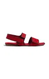 Khaite Boden Whip Stitch Flat In Red