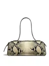 Khaite Simona Leather Shoulder Bag In Beige