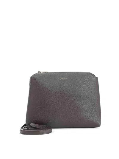 Khaite Lina Medium Crossbody Bag In Brown