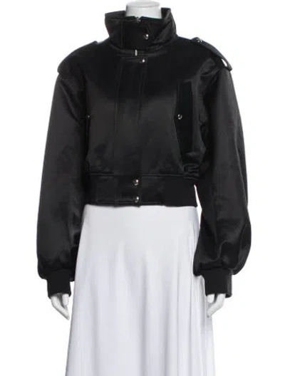 Pre-owned Khaite Bomber Jacket In Black
