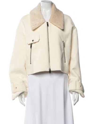 Pre-owned Khaite Bomber Jacket In Neutrals