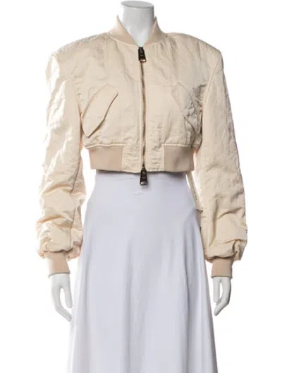 Pre-owned Khaite Bomber Jacket In Neutrals
