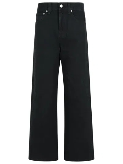 Khaite Bonnie Black Cotton Jeans