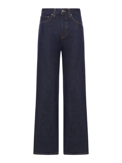 Khaite Bonnie Denim Jeans In Blue
