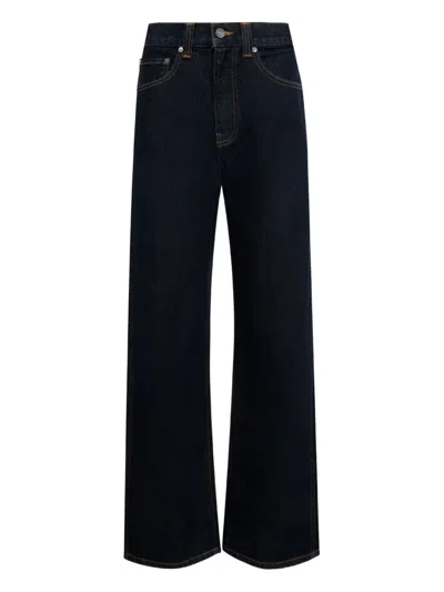 Khaite Bonnie Five-pocket Denim Jeans In Blue