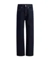 Khaite Bonnie Straight-leg Cotton Denim Jeans In Blue