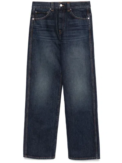 Khaite Kerrie Straight Leg In Blue