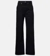 Khaite Danielle Straight-leg Mid-rise Recycled Denim Jeans