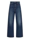 Khaite "bonnie" Low-waist Jeans – Blue In Blue