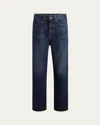 Khaite Bonnie Straight-leg Dark Wash Jeans In Blue