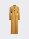 Khaite Single-breasted Wool-blend Coat In Brown