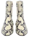 Khaite Colt Snake-effect Leather Ankle Boots In Animal Print