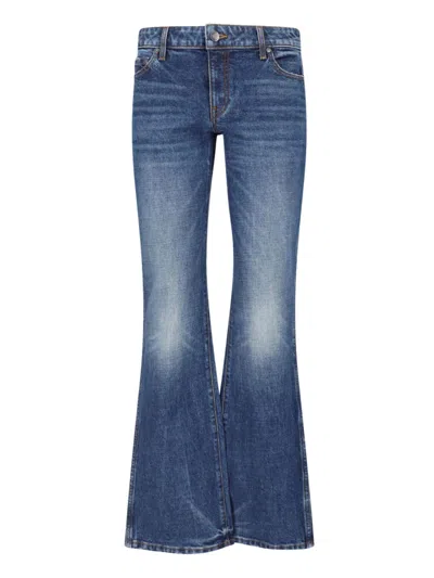 Khaite Bootcut Jeans In Blue