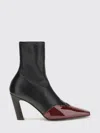 Khaite Nevada 85 Leather Ankle Boots In Black