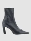 Khaite Nevada Ankle Boots In Schwarz