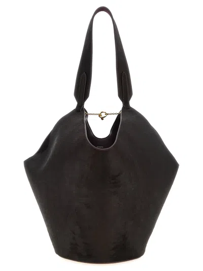 Khaite Bordeaux Calfskin Tote Women's Bag