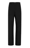 Khaite Borden Wool Pants In Black