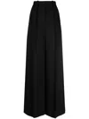 Khaite Hose Mit Kellerfalten In Black