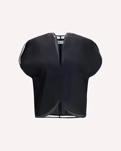 Khaite Briar Silk Organza Top In Multi