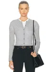 Khaite Brieta Cardigan In Silver