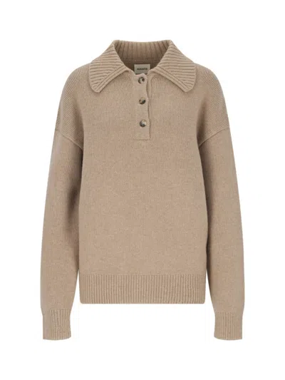 Khaite Bristol" Beige Cashmere Sweater