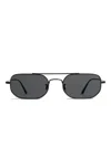 Khaite Ov1351s Pillow Sunglasses In Gray
