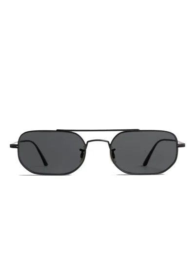 Khaite Ov1351s Pillow Sunglasses In Matte Black