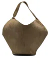 Khaite Brown Calfskin Shoulder Bag