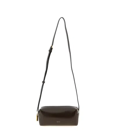 Khaite Brown Kye Mini Crossbody Bag In Black