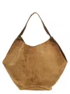 Khaite Women's Lotus Medium Leather Shoulder Bag In Brown